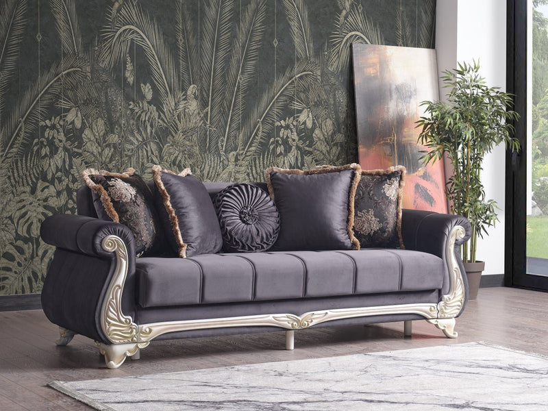 Karizma 88" Wide Rolled Arm Convertible Sofa - Gate FurnitureSofas