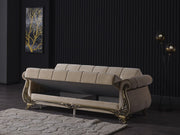Karizma 88" Wide Rolled Arm Convertible Sofa - Gate FurnitureSofas