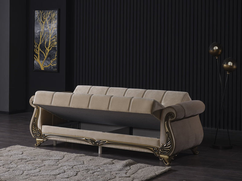 Karizma 88" Wide Rolled Arm Convertible Sofa - Gate FurnitureSofas