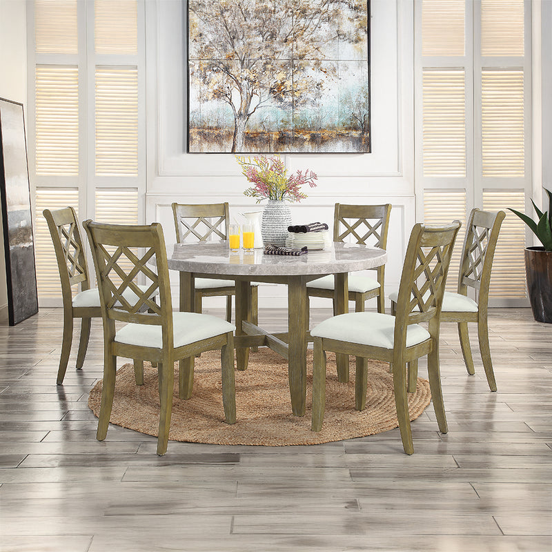 Karsen Dining Table W/Marble Top - DN01449
