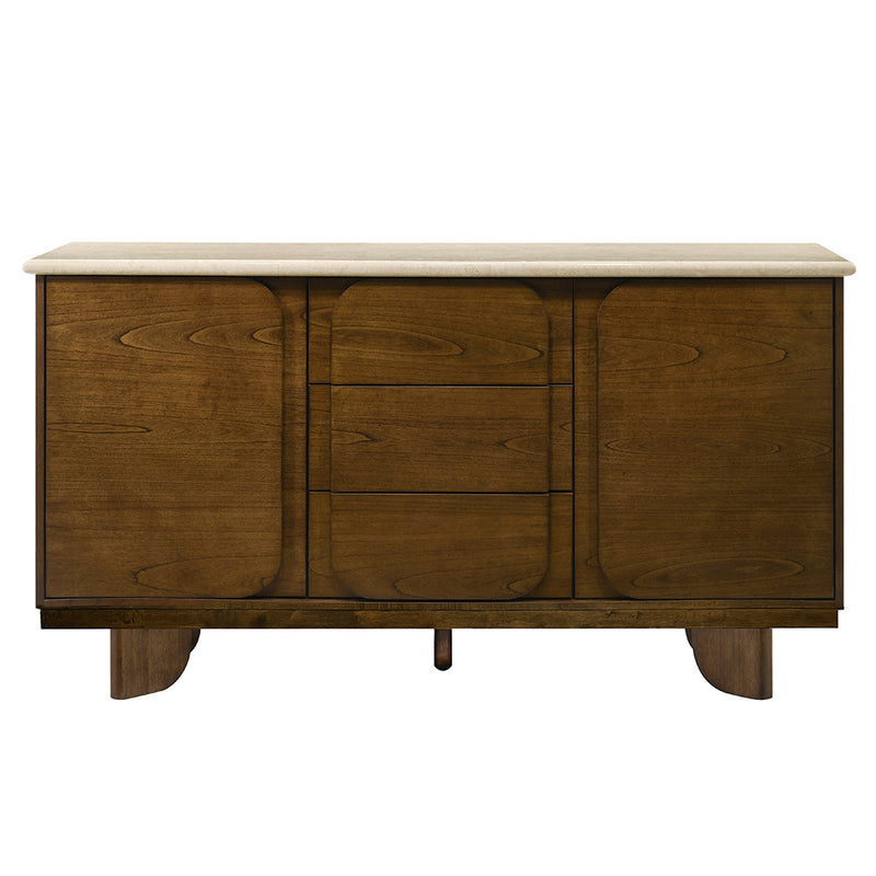 Kasha Server w/Natural Marble Top - DN04668