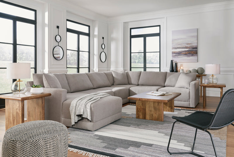 Katany Shadow 6 - Piece LAF Chaise Sectional - Gate FurnitureSectional