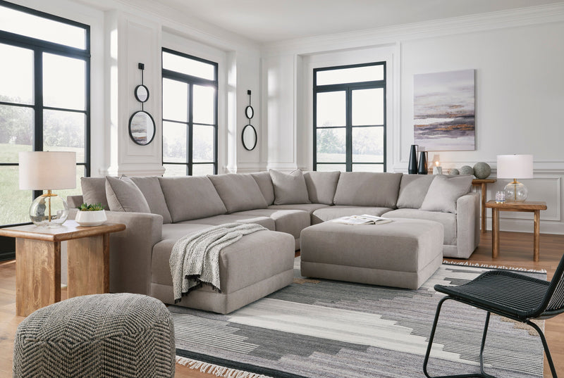 Katany Shadow 6 - Piece LAF Chaise Sectional - Gate FurnitureSectional