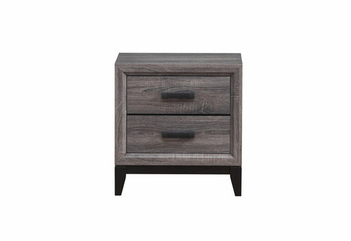 Kate Foil Grey Nightstand - KATE-FOIL GREY-NS