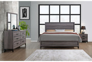 Kate Grey Queen Bed - KATE-GR-QB