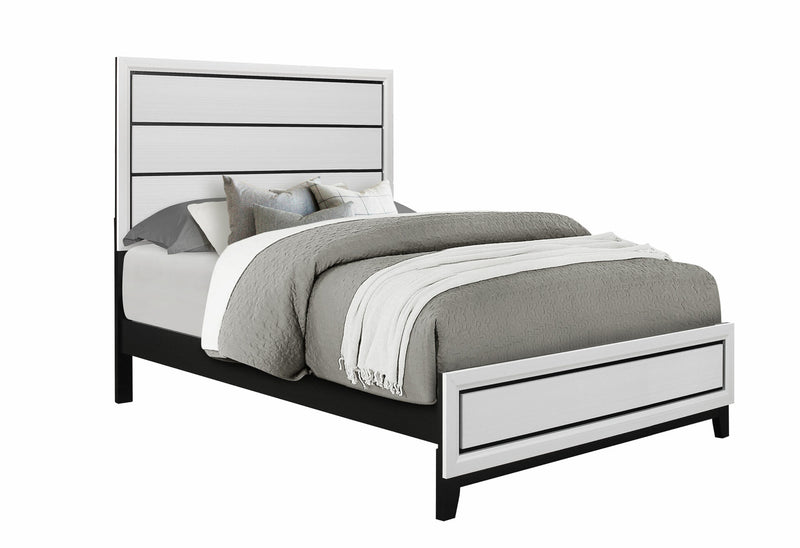 Kate White Full Bed - KATE-WH-FB