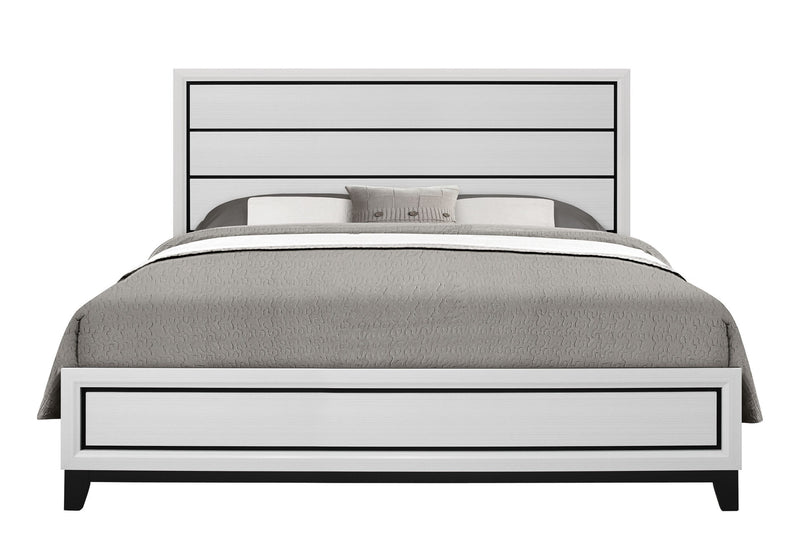Kate White King Bed Group - KATE-WH-KBG (M)