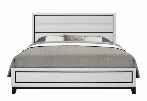 Kate White King Bed - KATE-WH-KB