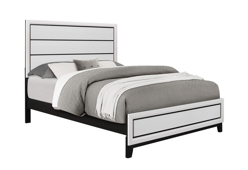 Kate White Queen Bed Group - KATE-WH-QBG (M)