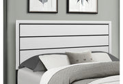 Kate White Queen Bed - KATE-WH-QB