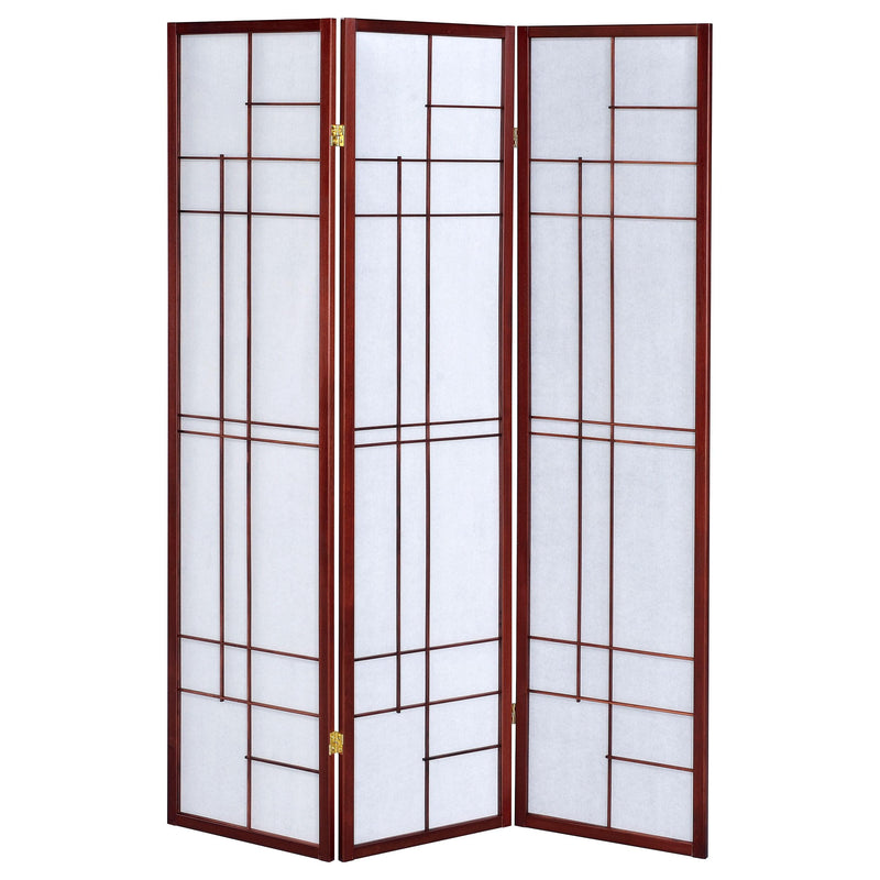 Katerina 3-Panel Room Divider Folding Shoji Screen Cherry - 900110