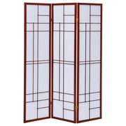 Katerina 3-Panel Room Divider Folding Shoji Screen Cherry - 900110