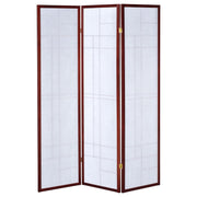 Katerina 3-Panel Room Divider Folding Shoji Screen Cherry - 900110