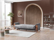 Katre 3-pieces (Sofa & Loveseat & Chair) Livingroom in Anthracite - 200-ELIF-KAT-A651-321