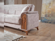 Katre 3-pieces (Sofa & Loveseat & Chair) Livingroom in Beige - 200-ELIF-KAT-A650-321