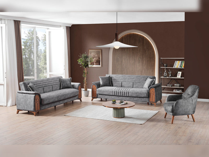 Katre Convertible Loveseat in Beige - 200-ELIF-KAT-A650-2