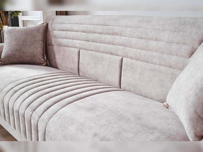 Katre Convertible Loveseat in Beige - 200-ELIF-KAT-A650-2
