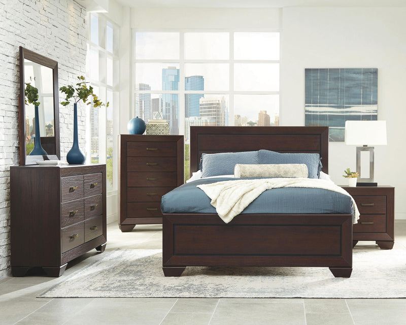 Kauffman 2-drawer Nightstand Dark Cocoa - 204392