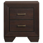 Kauffman 2-drawer Nightstand Dark Cocoa - 204392