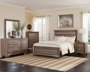 Kauffman 2-drawer Nightstand Washed Taupe - 204192