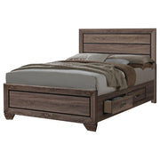 Kauffman 4-piece Eastern King Bedroom Set Washed Taupe - 204190KE-S4