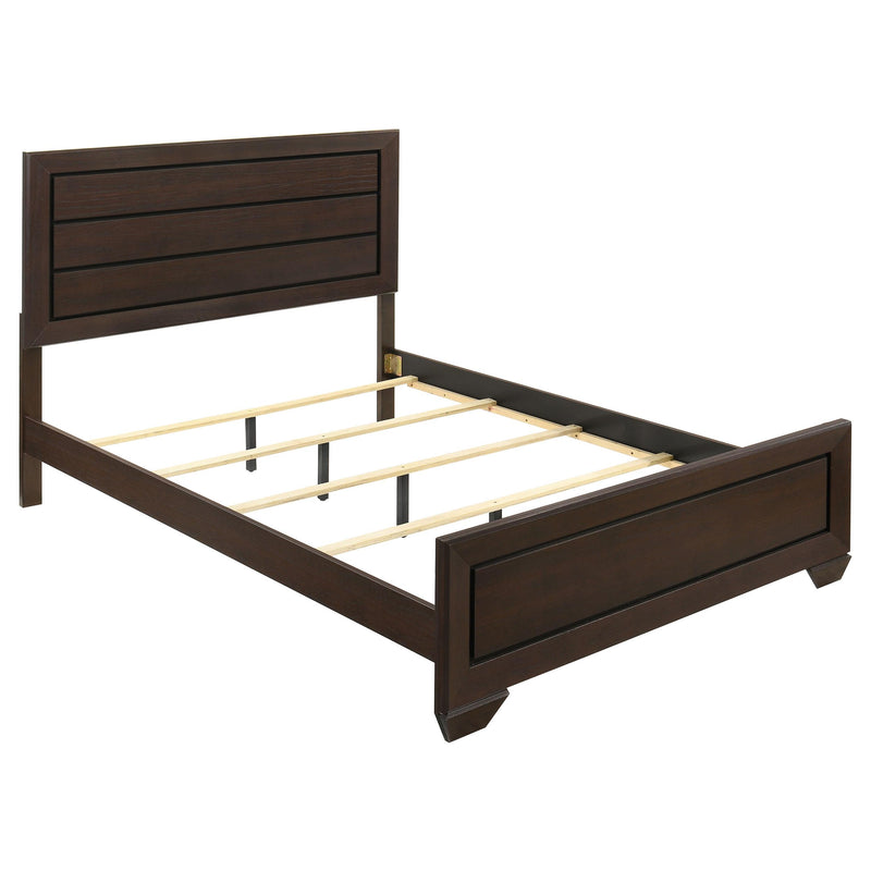 Kauffman 4-piece Queen Bedroom Set Dark Cocoa - 204391Q-S4