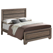 Kauffman 4-piece Queen Bedroom Set Washed Taupe - 204191Q-S4