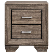 Kauffman 4-piece Queen Bedroom Set Washed Taupe - 204191Q-S4
