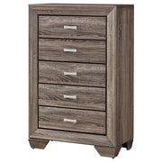 Kauffman 5-drawer Bedroom Chest Washed Taupe - 204195
