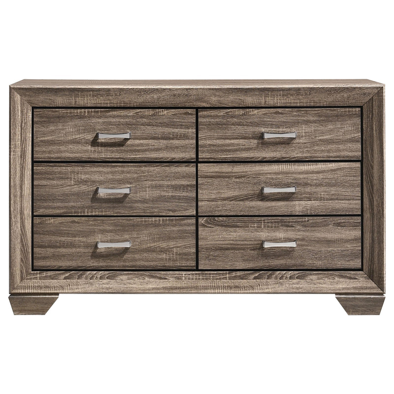 Kauffman 5-piece California King Bedroom Set Washed Taupe - 204190KW-S5