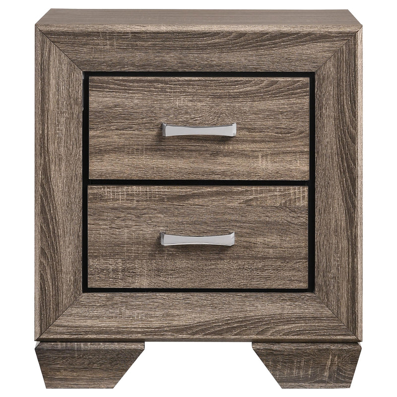 Kauffman 5-piece Eastern King Bedroom Set Washed Taupe - 204190KE-S5