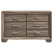 Kauffman 5-piece Eastern King Bedroom Set Washed Taupe - 204191KE-S5