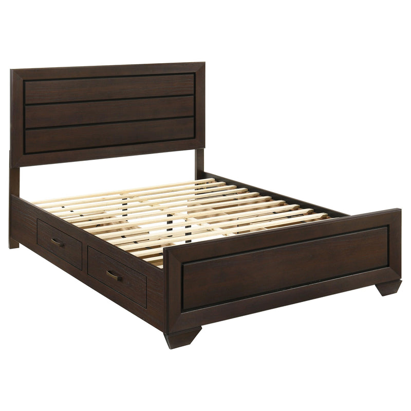 Kauffman 5-piece Queen Bedroom Set Dark Cocoa - 204390Q-S5