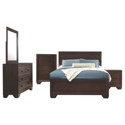 Kauffman 5-piece Queen Bedroom Set Dark Cocoa - 204391Q-S5