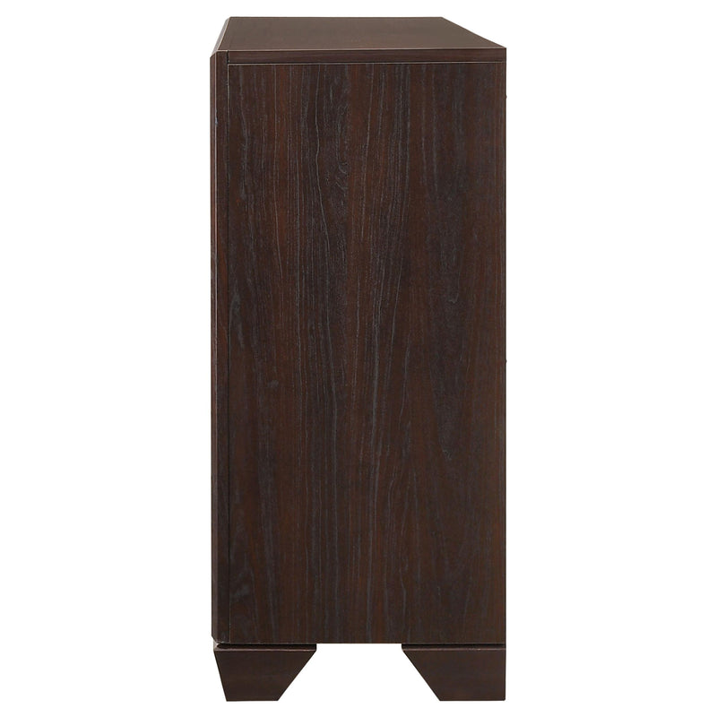 Kauffman 6-drawer Dresser Dark Cocoa - 204393