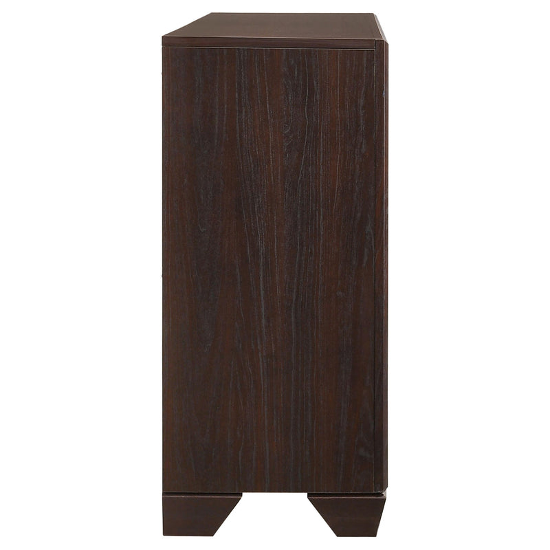 Kauffman 6-drawer Dresser Dark Cocoa - 204393