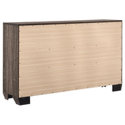 Kauffman 6-drawer Dresser Washed Taupe - 204193