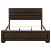 Kauffman Wood California King Panel Bed Dark Cocoa - 204391KW