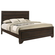 Kauffman Wood Eastern King Panel Bed Dark Cocoa - 204391KE