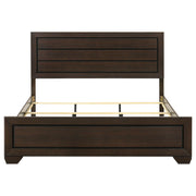 Kauffman Wood Eastern King Panel Bed Dark Cocoa - 204391KE