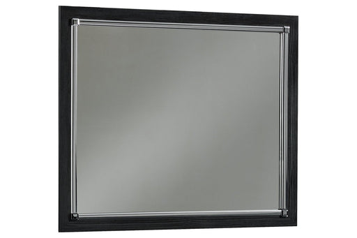 Kaydell Black Bedroom Mirror - Gate FurnitureMirror
