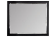 Kaydell Black Bedroom Mirror - Gate FurnitureMirror
