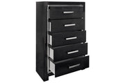 Kaydell Black Chest of Drawers - Gate FurnitureChest