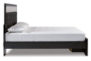 Kaydell Black Queen Upholstered Platform Storage Platform Bed - Gate FurnitureQueen Bed