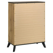 Kaywood 4-drawer Bedroom Chest of Drawers Natural Pine - 225005