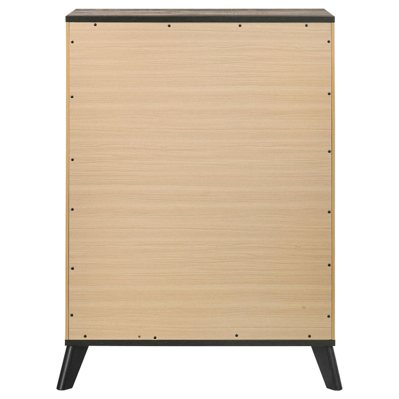 Kaywood 4-drawer Bedroom Chest of Drawers Natural Pine - 225005