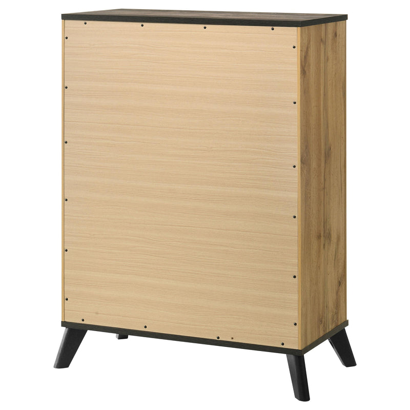 Kaywood 4-drawer Bedroom Chest of Drawers Natural Pine - 225005