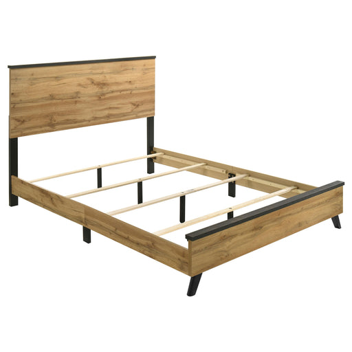 Kaywood 52-inch Eastern King Panel Bed Natural Pine - 225001KE