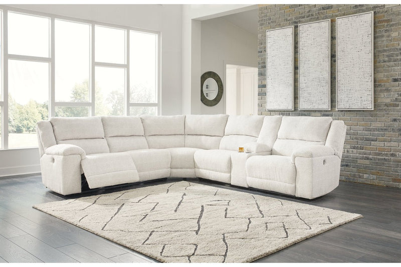Keensburg Linen 3 - Piece Power Reclining Sectional - Gate FurniturePower Reclining Sectional