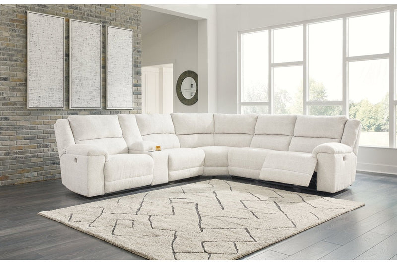 Keensburg Linen 3 - Piece Power Reclining Sectional - Gate FurniturePower Reclining Sectional